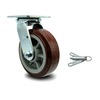 Service Caster Greenlee Swivel Caster with Bolt On Swivel Lock – MA6065 GMX Cart – SCC GRE-SCC-30CS620-PPUR-BSL
